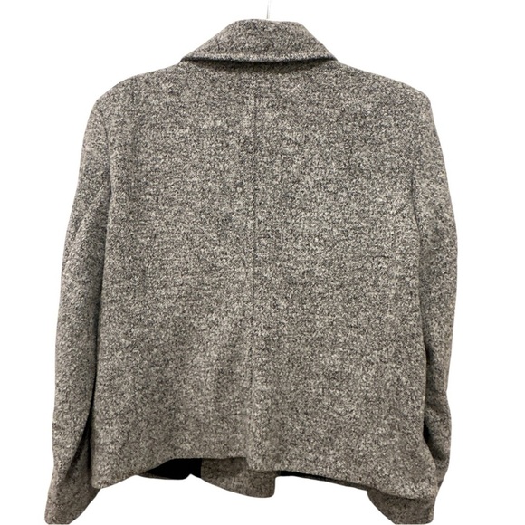 Loft Moto Jacket Cozy Soft Outerwear Classic Neutral Layer Capsule Petite Large - Picture 11 of 13